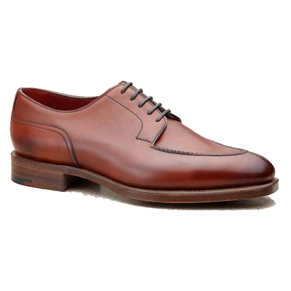 Flat Feet Shoes - Fire Tan Leather Hamlet Derby Shoes with Arch Support