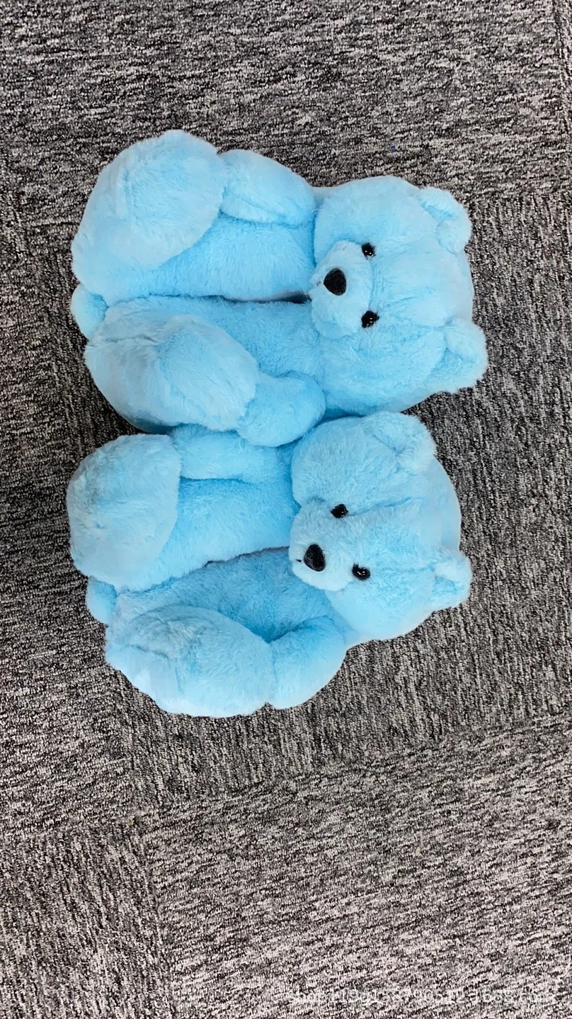 Hot selling teddy bear slippers