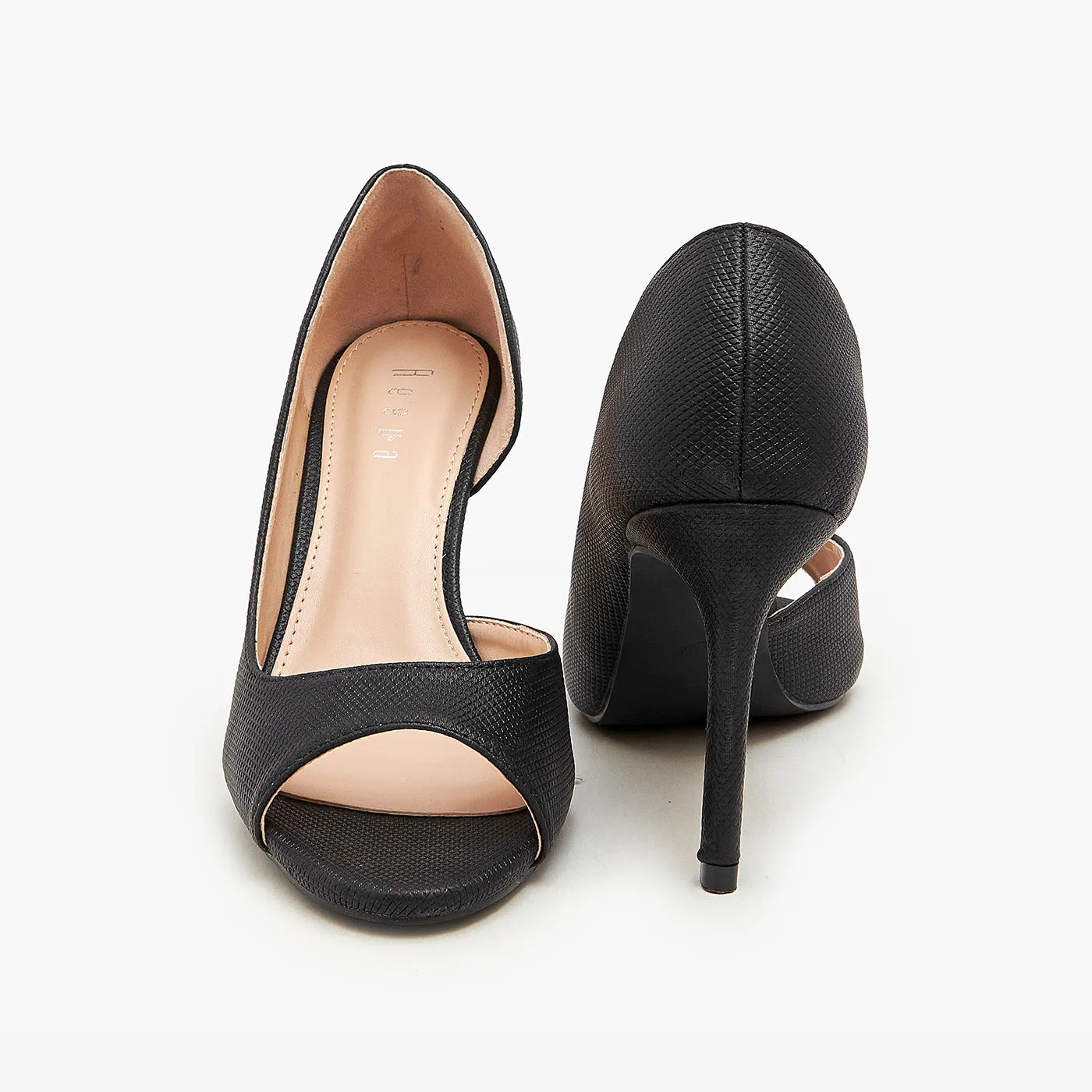 Ladies Peep Toe High Heels